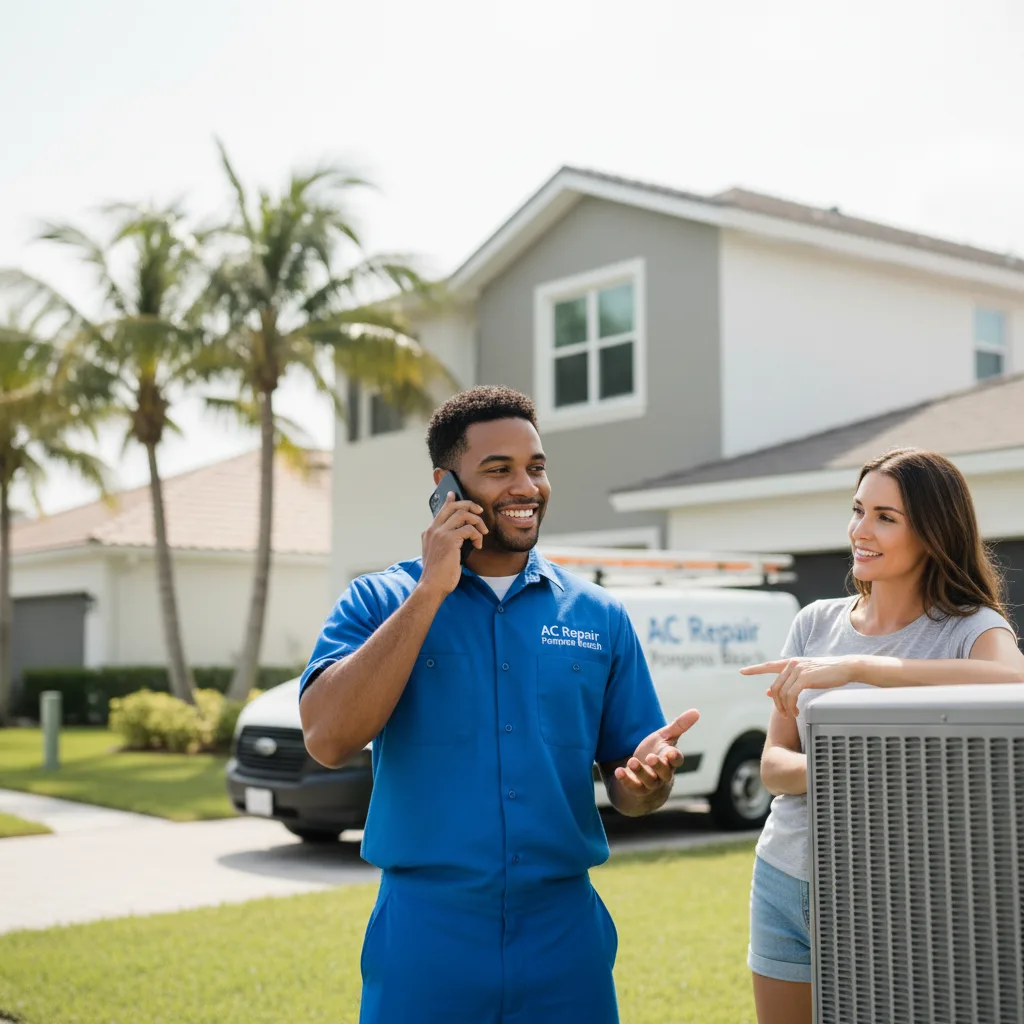 AC Repair Pompano Beach customer support in Riverbank
